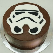 Star Wars cake - Storm Trooper Flat Fondant (D, V)